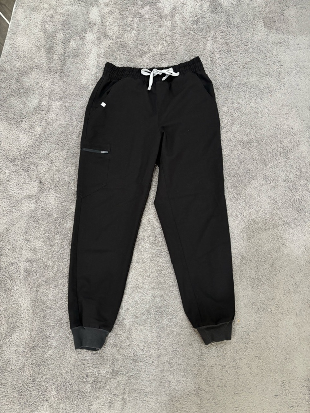 S/P FIGS Black Scrub Pants